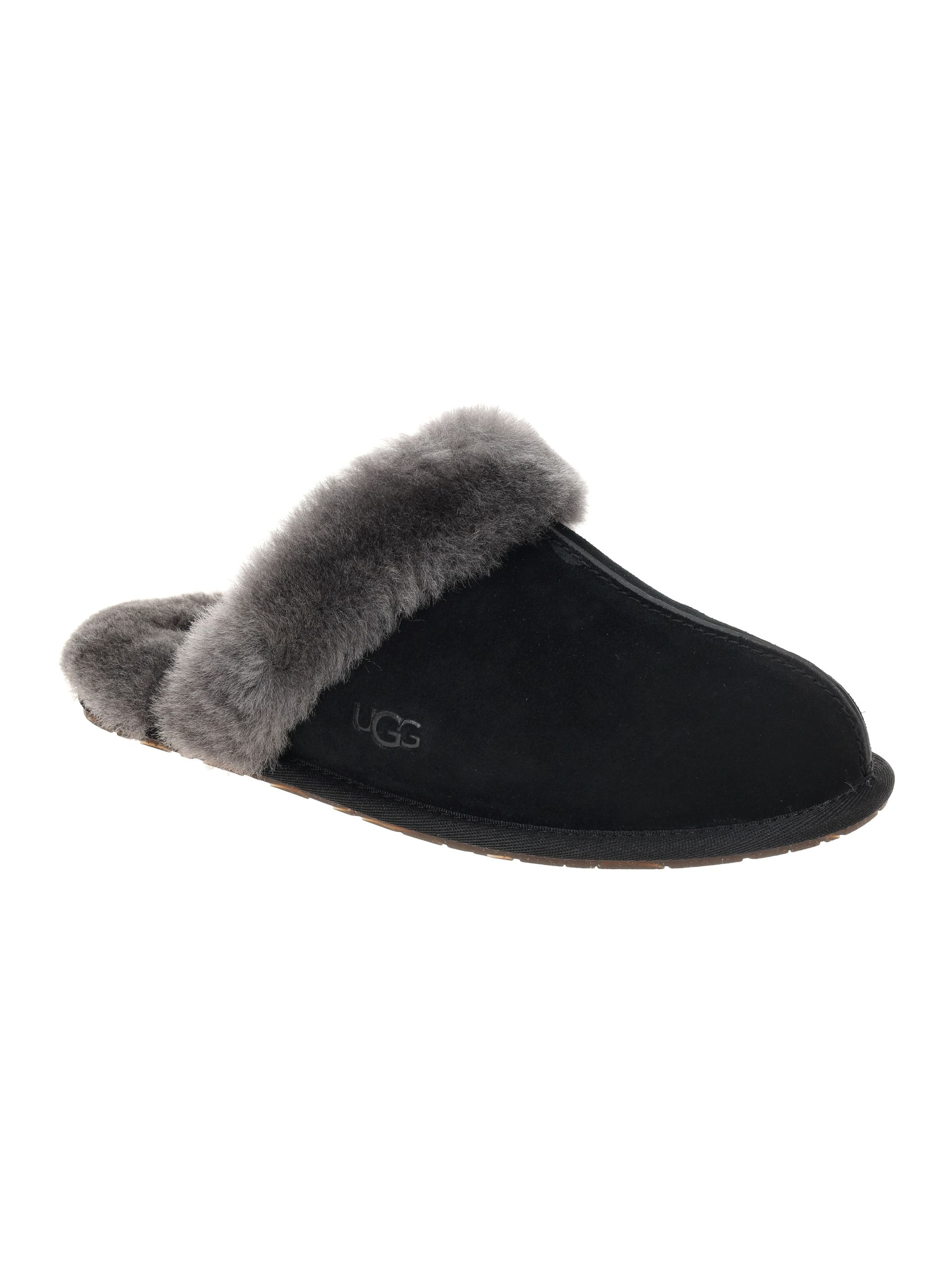 UGG Pantolette 'UGG Scuffette Hausschuhe schwarz grau 1106872' in Schwarz: Vorderseite