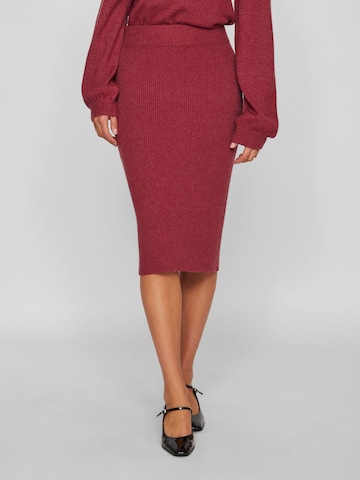 VILA Skirt 'VIRil' in Red: front
