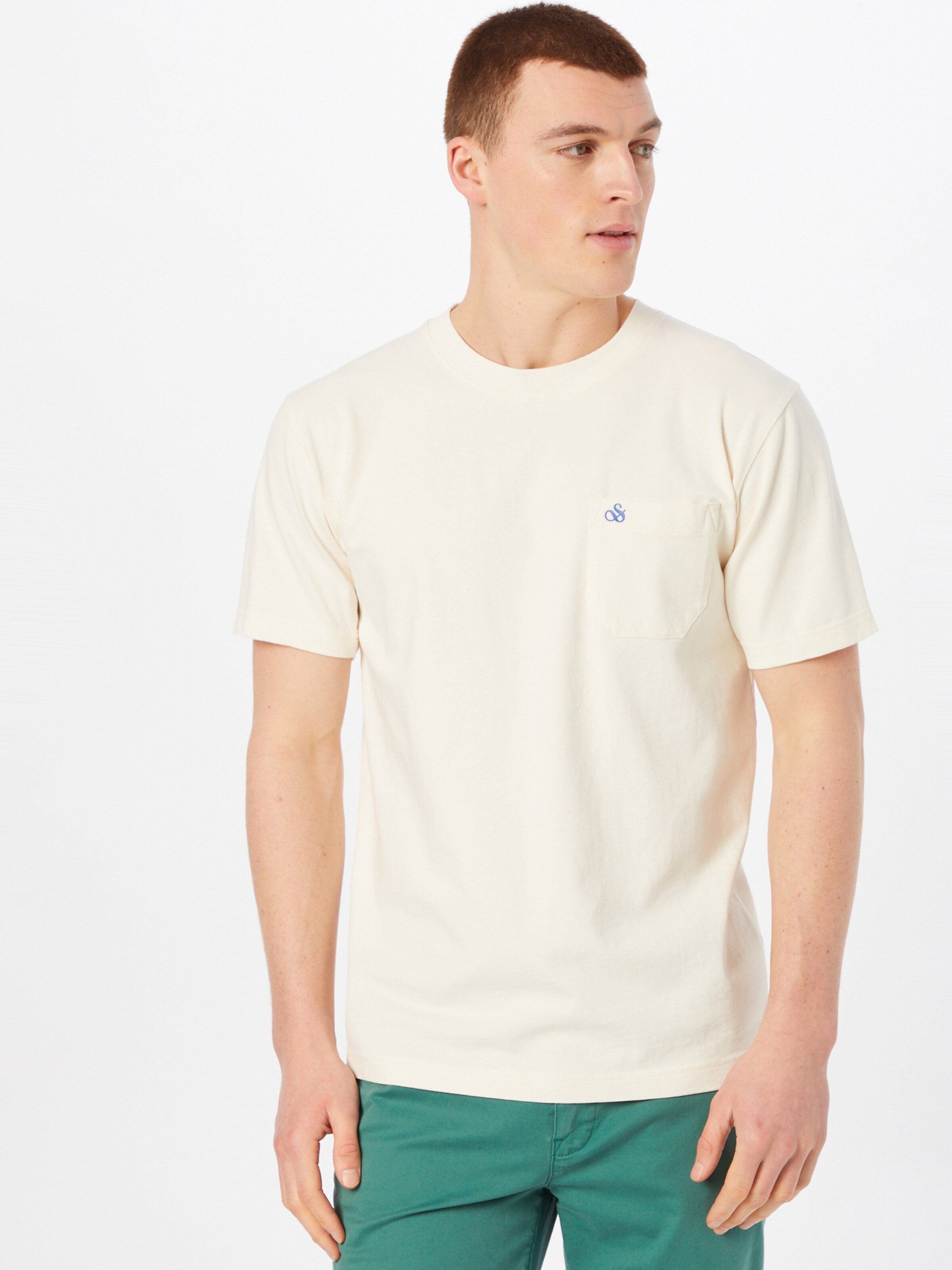 Männer Shirts SCOTCH & SODA T-Shirt in Weiß - QB45201