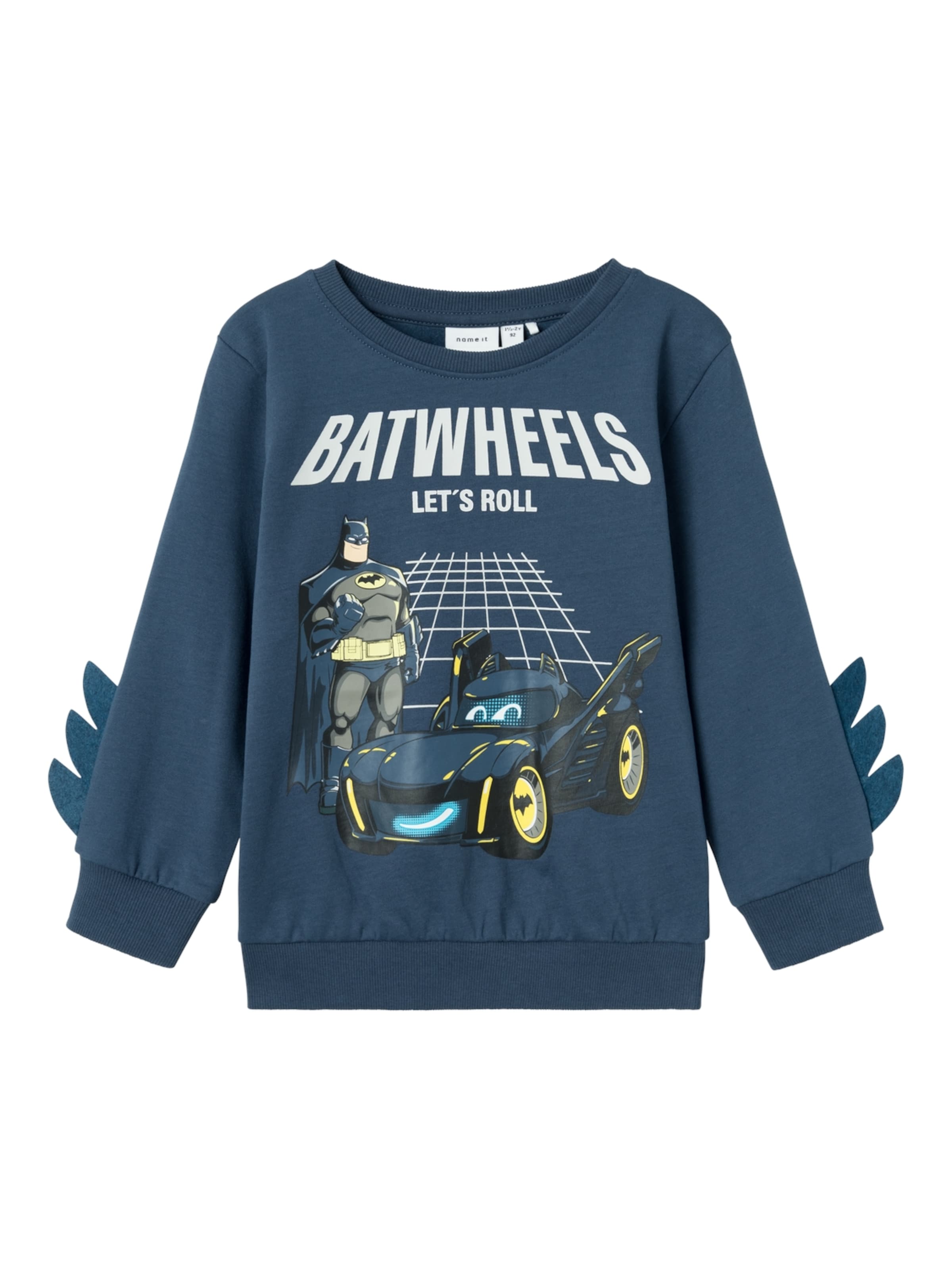 Sweat 'Juice Batwheels' NAME IT en bleu : devant