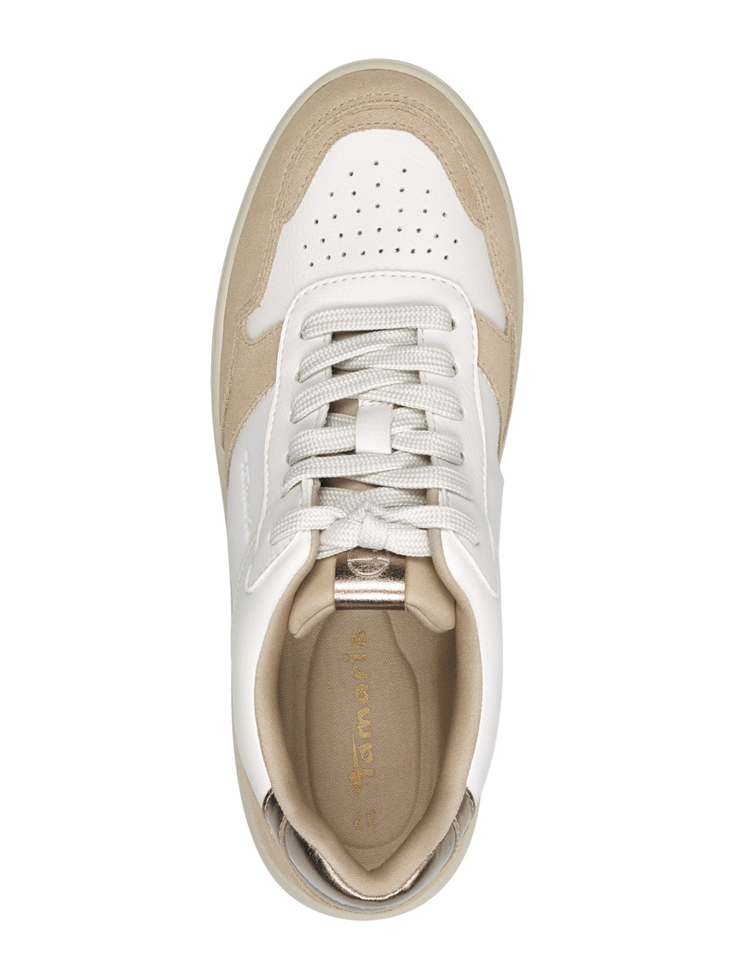 Tamaris Σνίκερ χαμηλό σε μπεζ