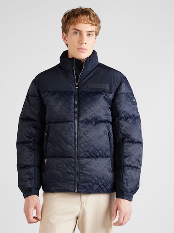 TOMMY HILFIGER Winterjas 'New York' in Blauw: voorkant