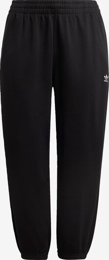 ADIDAS ORIGINALS Pantalon 'Essentials Fleece ' en noir / blanc, Vue avec produit