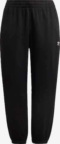 ADIDAS ORIGINALS - Tapered Pantalón 'Essentials Fleece ' en negro: frente