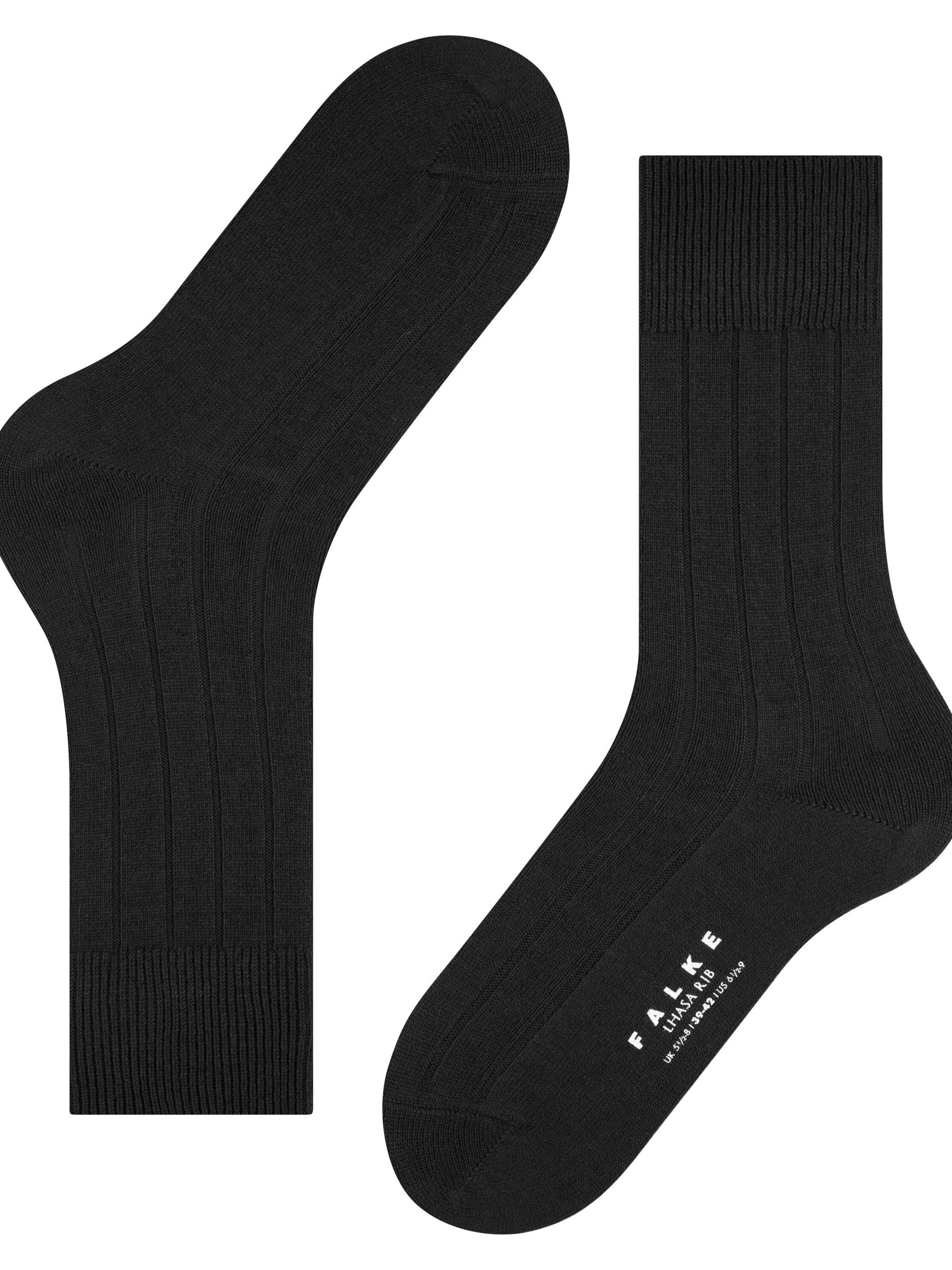 FALKE Socken 'Lhasa' in Schwarz