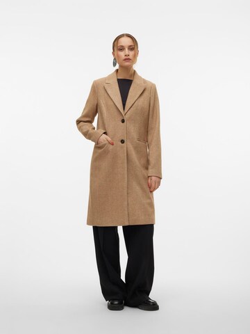 VERO MODA Between-Seasons Coat 'VMBlaza' in Brown