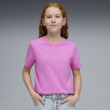 PUMA Shirt 'Essentials' in Pink: front