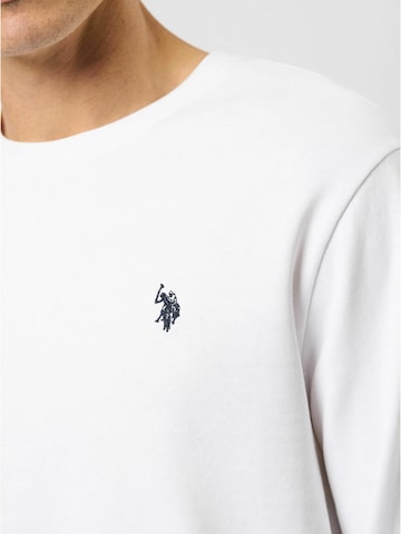 U.S. POLO ASSN. Sweatshirt 'Hugo' i hvid