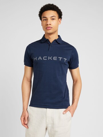 Hackett London Shirt 'ESSENTIAL' in Blauw: voorkant