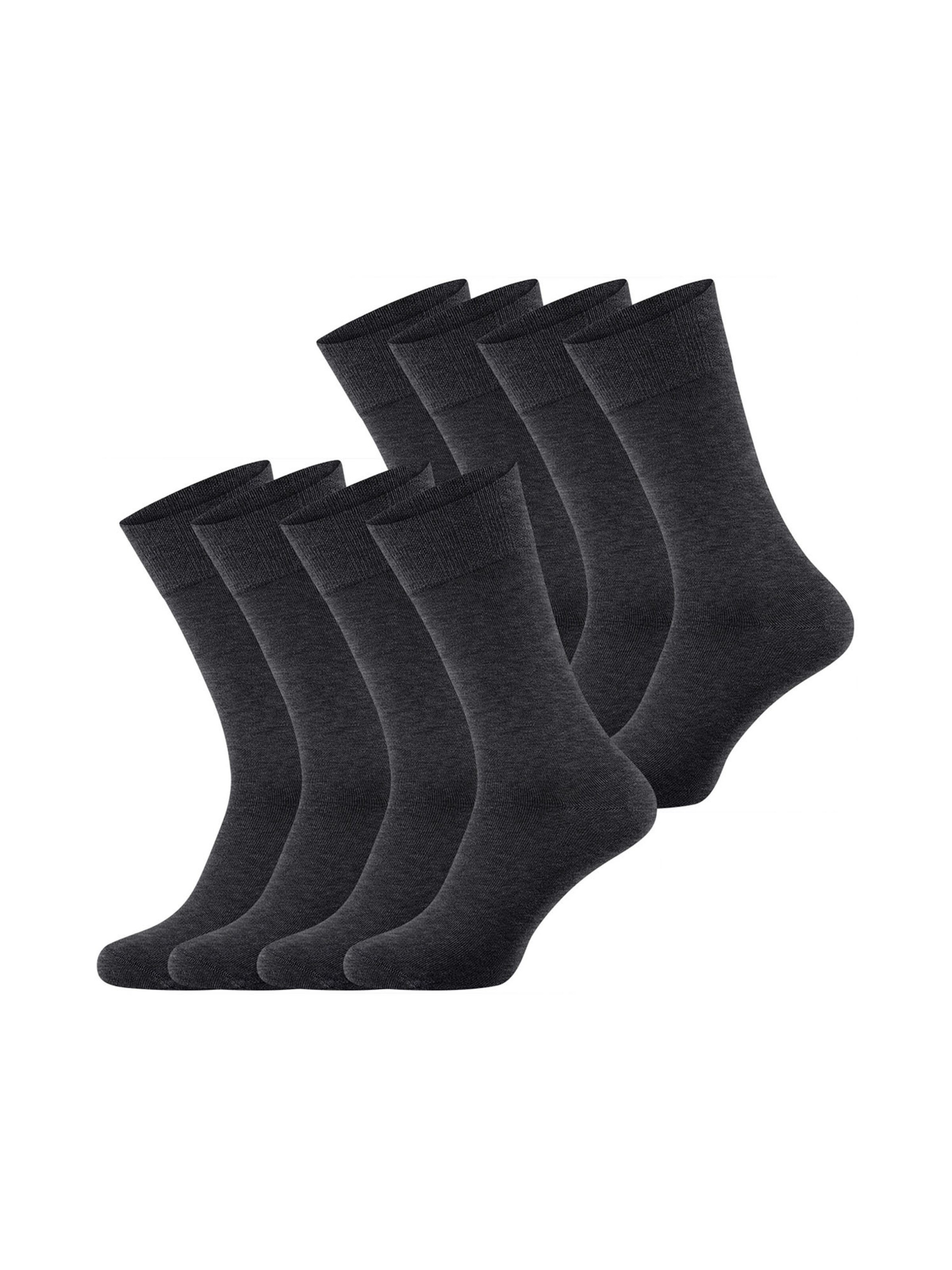 Nur Die Sokken ' Bambus Komfortbund ' in Grijs: voorkant