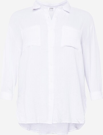 Cotton On Curve Bluzka 'SAVANNAH' w kolorze biały: przód