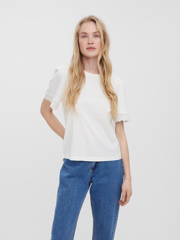 VERO MODA T-Shirt 'Nanett' in Weiß: predná strana