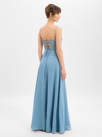 Robe de soirée Luxuar Fashion en bleu