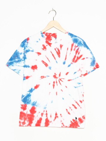 U.S. POLO ASSN. Tie Dye Shirt in M in Weiß: front