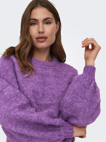 ONLY Sweter 'Celina' w kolorze fioletowy