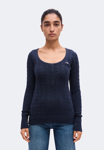 HOLLISTER Sweater in Blue: front