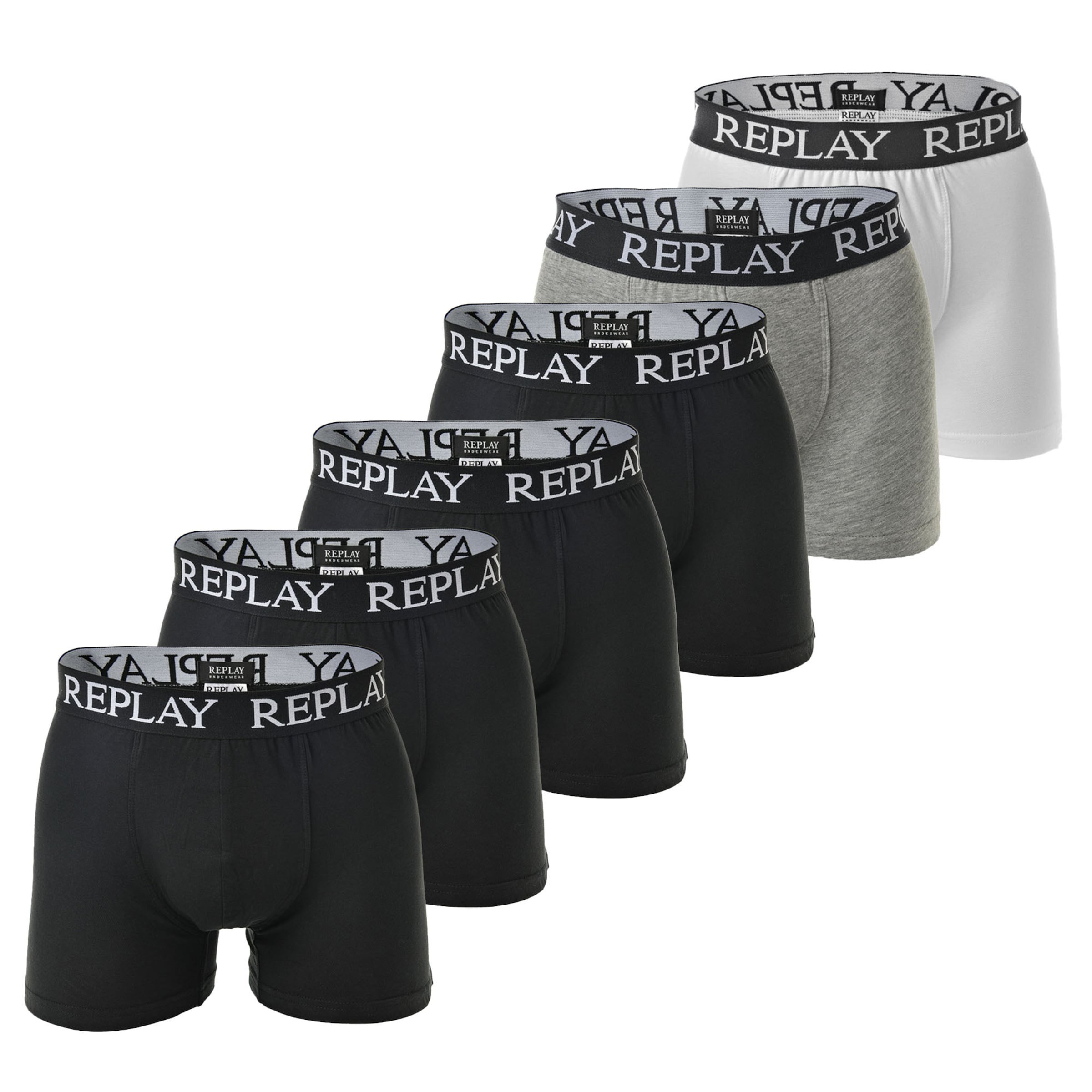 Boxer di REPLAY in grigio: frontale