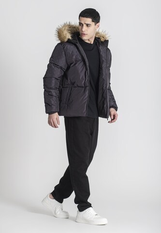 Gianni Kavanagh Winterjas in Zwart