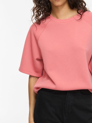 VILA Sweatshirt 'VIReflect' in Pink