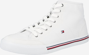 Sneaker înalt de la TOMMY HILFIGER pe alb: față