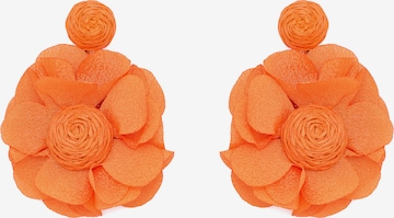 IZIA - Pendientes en naranja: frente