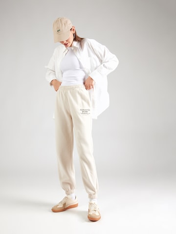 Abercrombie & Fitch Tapered Broek 'ESSENTIAL' in Beige