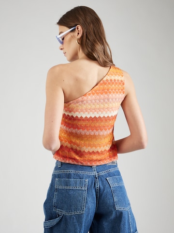VILA Knitted Top 'JOE' in Orange