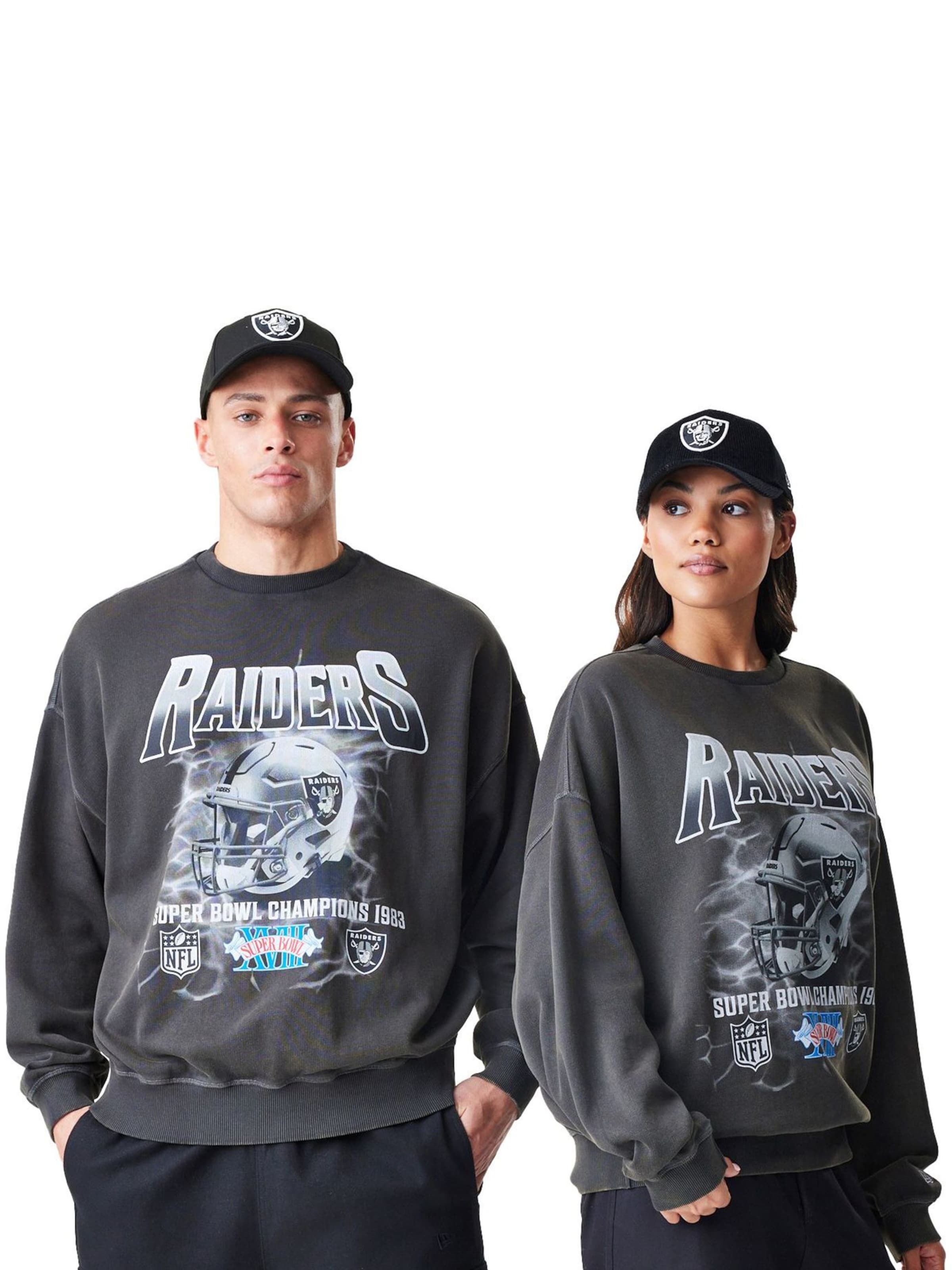 pilka NEW ERA Megztinis be užsegimo 'NFL LASRAI': priekis