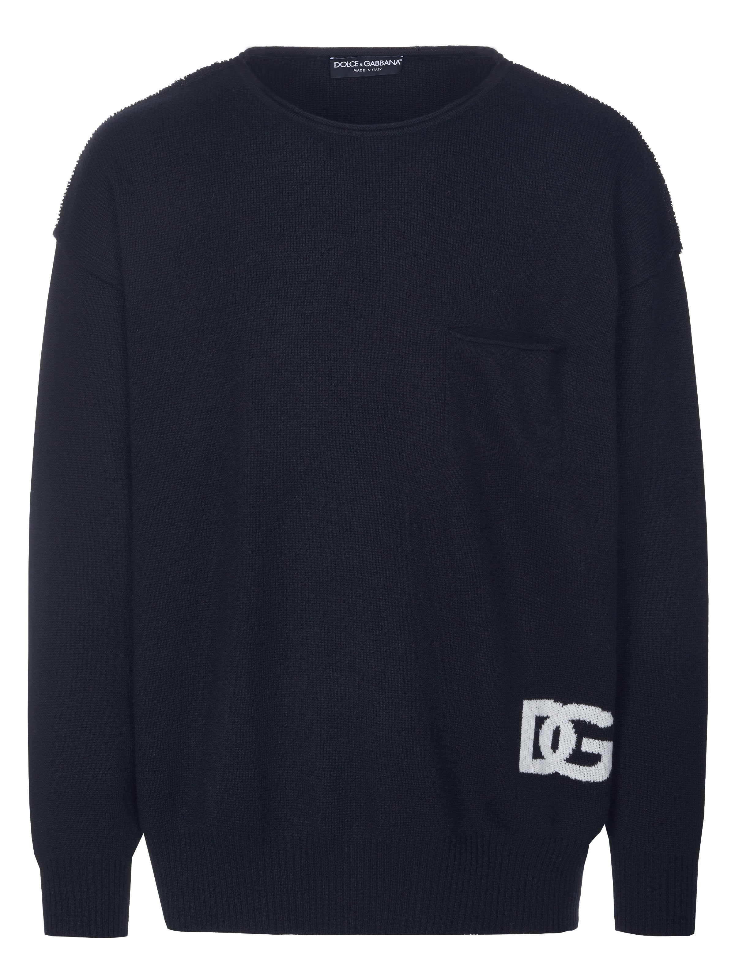 DOLCE & GABBANA Sweater 'Dolce & Gabbana Pullover' in M in Black, Item view
