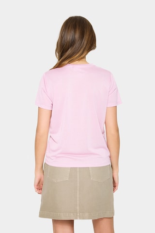 SAINT TROPEZ - Camisa 'Haga' em rosa