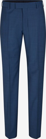 STRELLSON Slim fit Pleated Pants 'Max' in Blue: front