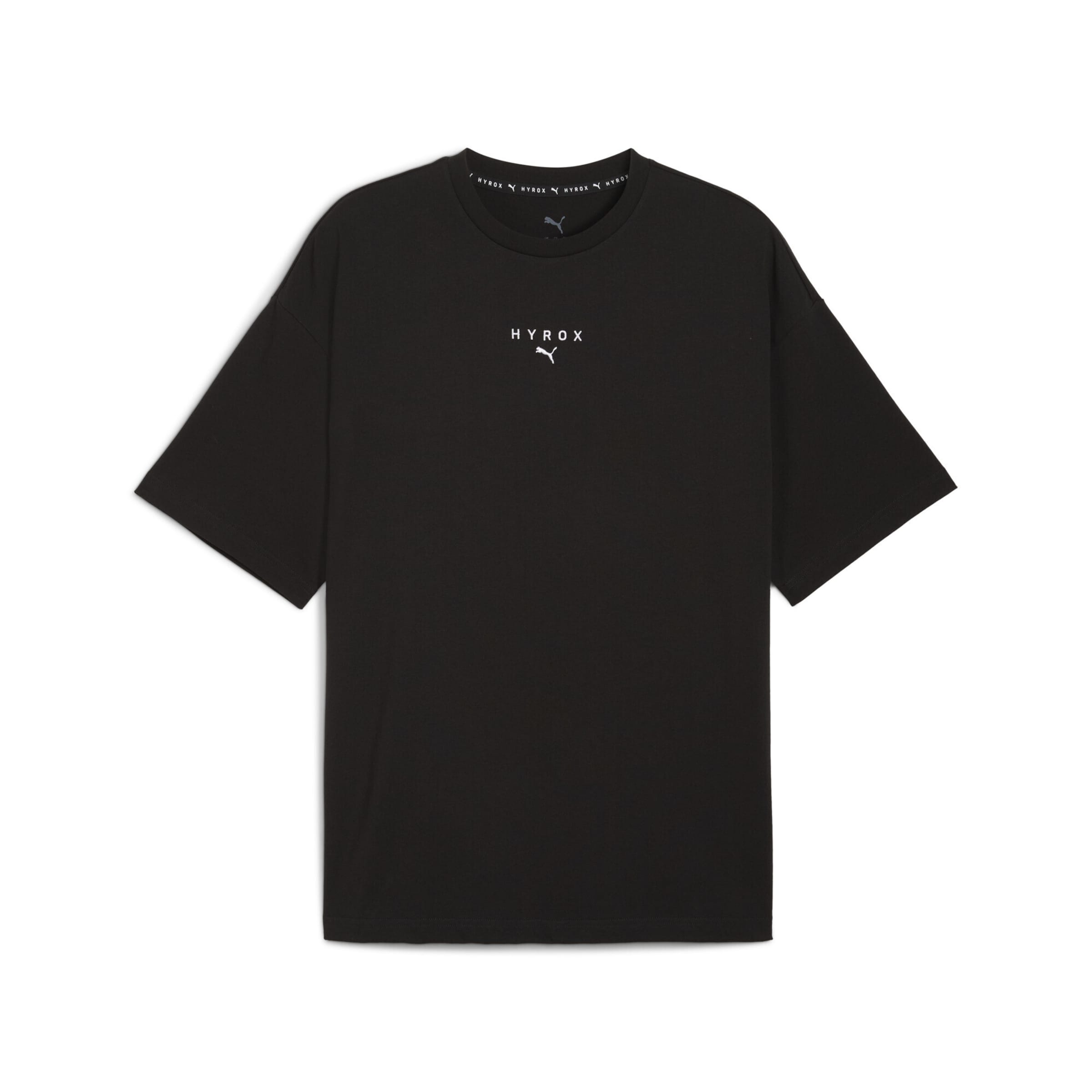 PUMA Performance Shirt 'Puma x Hyrox' in Black: front