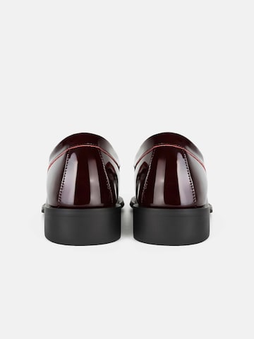 L37 HANDMADE SHOES Instappers 'TO MAKE IT EASIER' in Rood