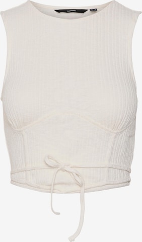 VERO MODA - Top en blanco: frente