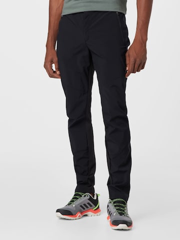 ICEPEAK Regular Workout Pants 'Dorr' in Black: front