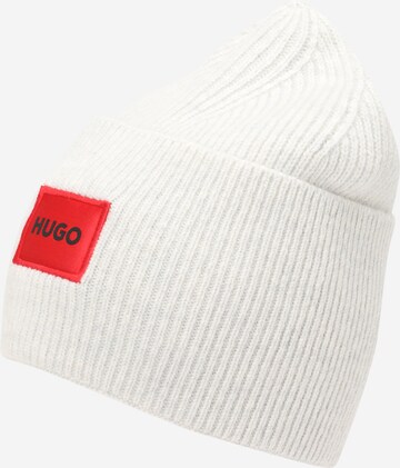 HUGO Müts 'Xaff 6', värv valge: eest vaates
