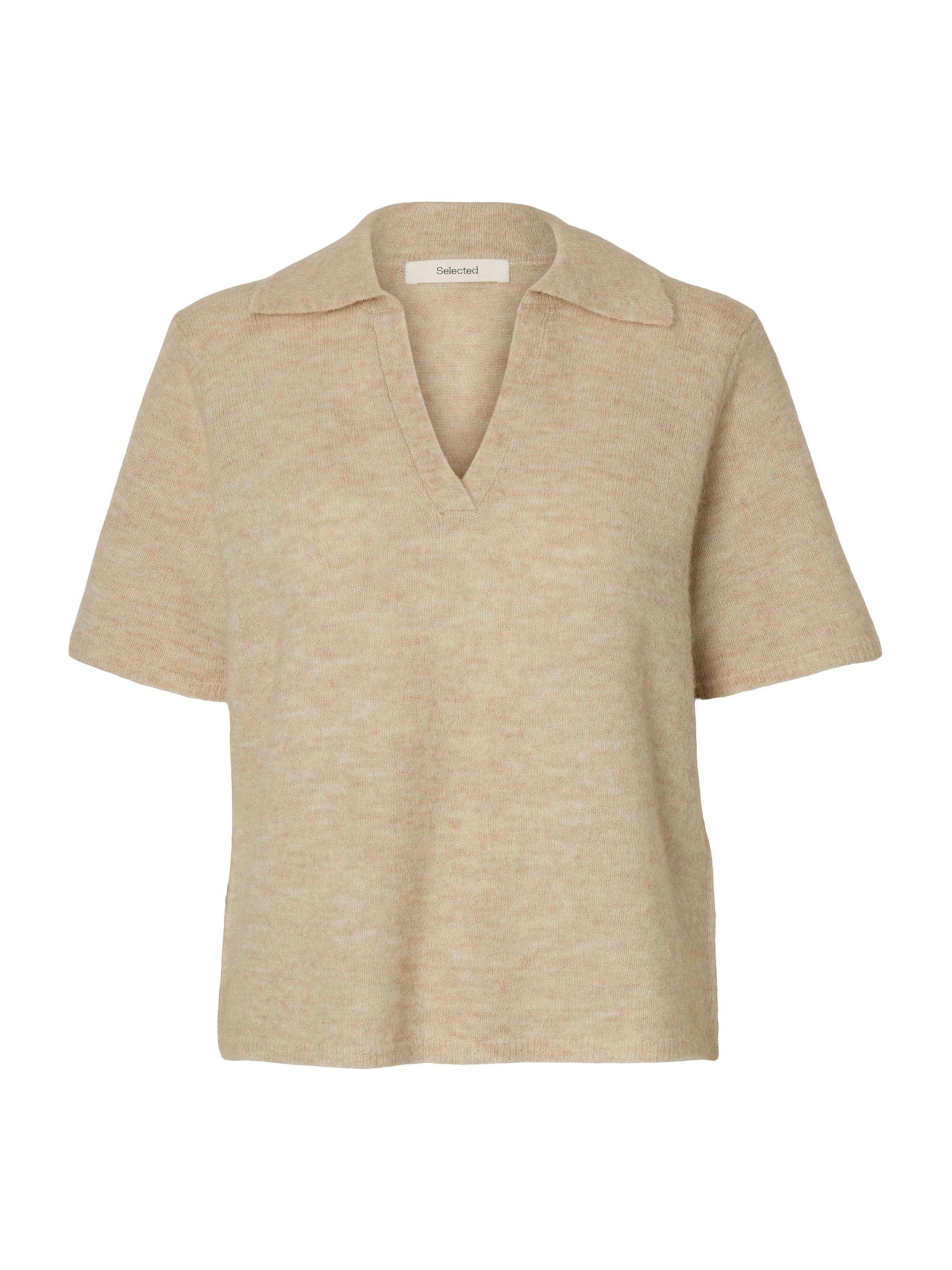 SELECTED - Jersey 'SLFLulu' en beige: frente