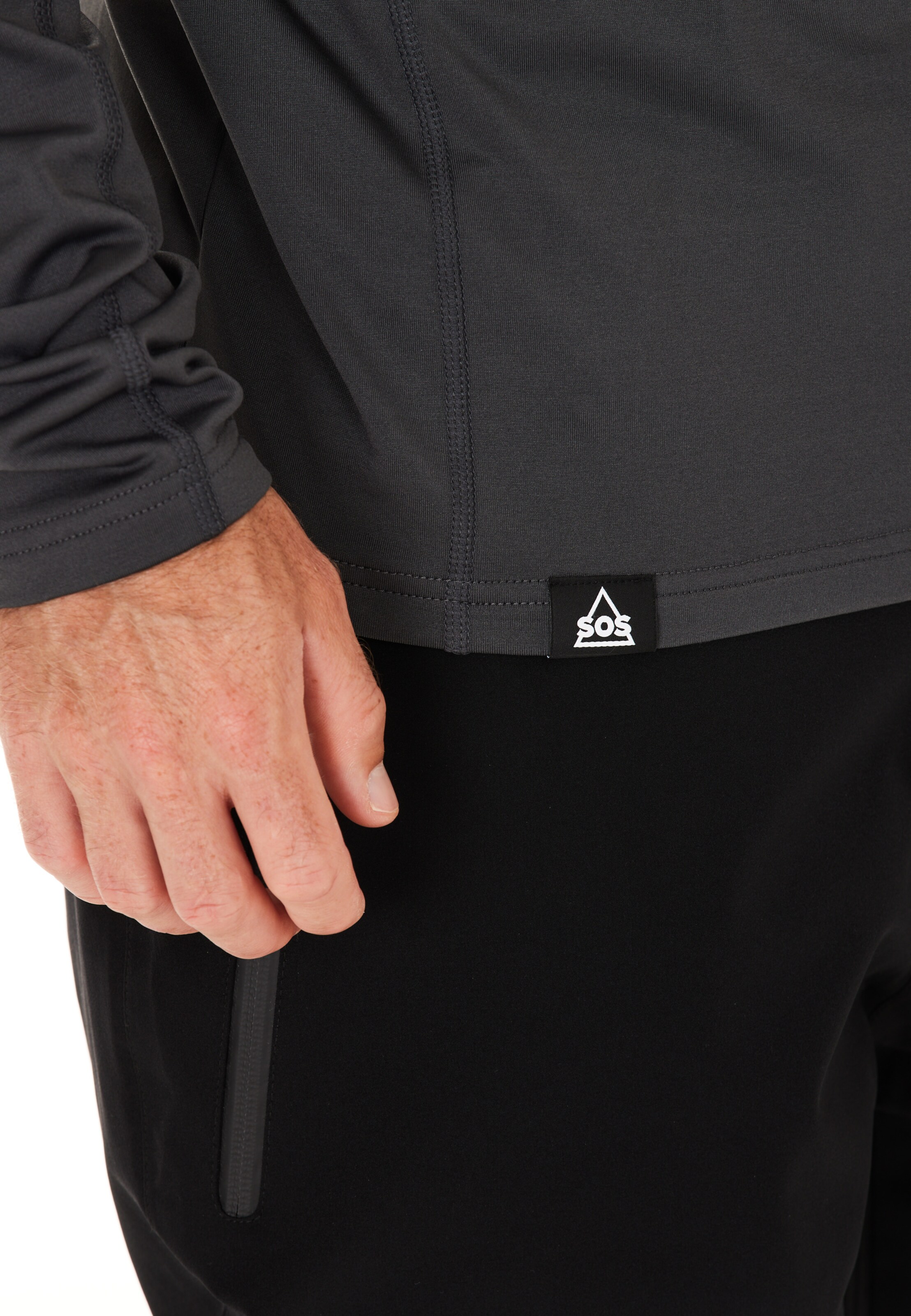 SOS Performance Shirt 'Jasna' in Grey