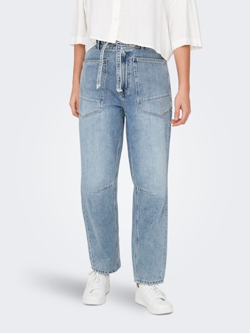 Loosefit Jean 'COOPER' ONLY en bleu : devant