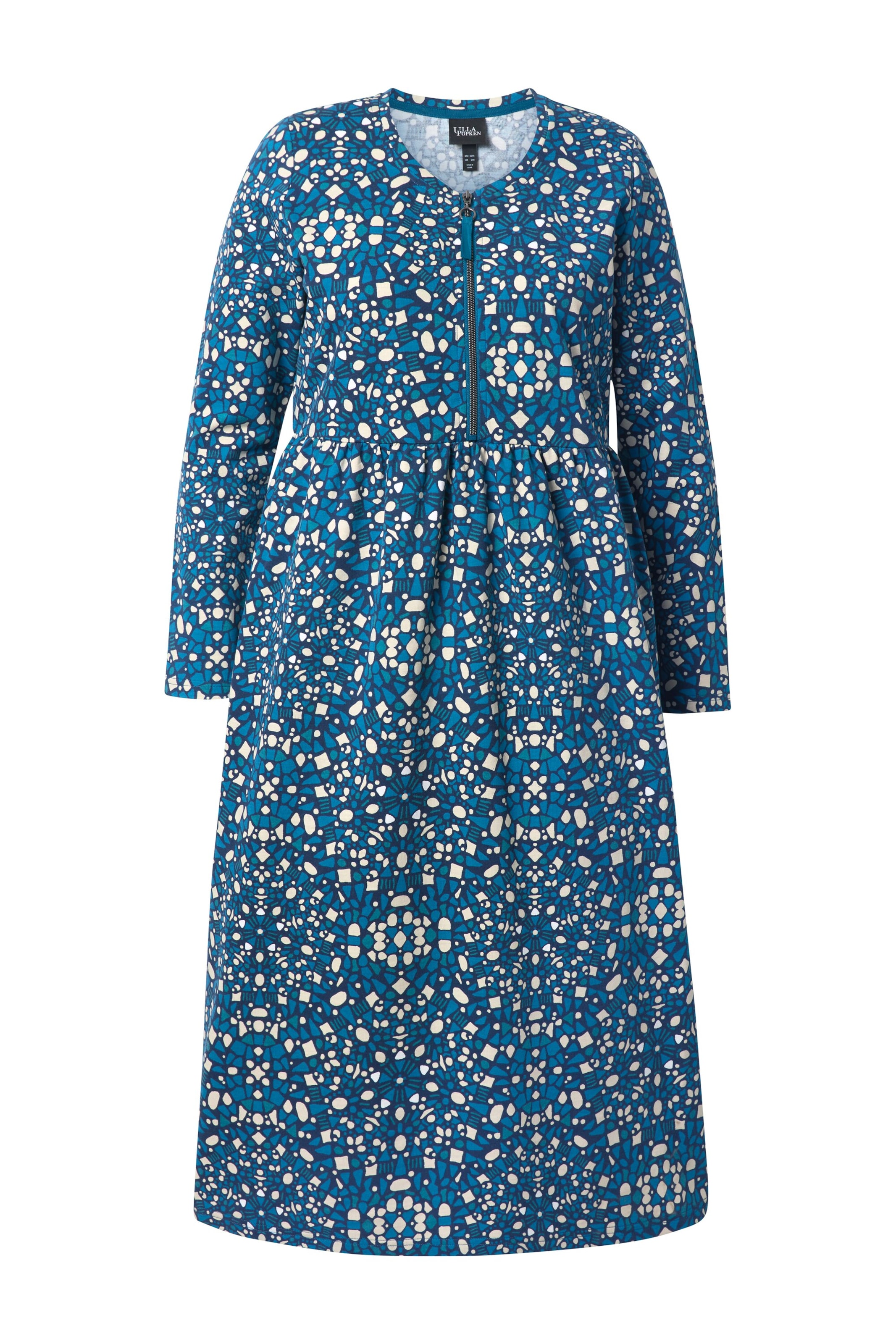 Ulla Popken Jurk in Groen: voorkant