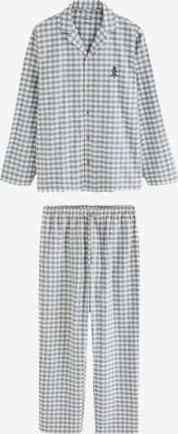 Next Pitkä pyjama värissä harmaa: etupuoli
