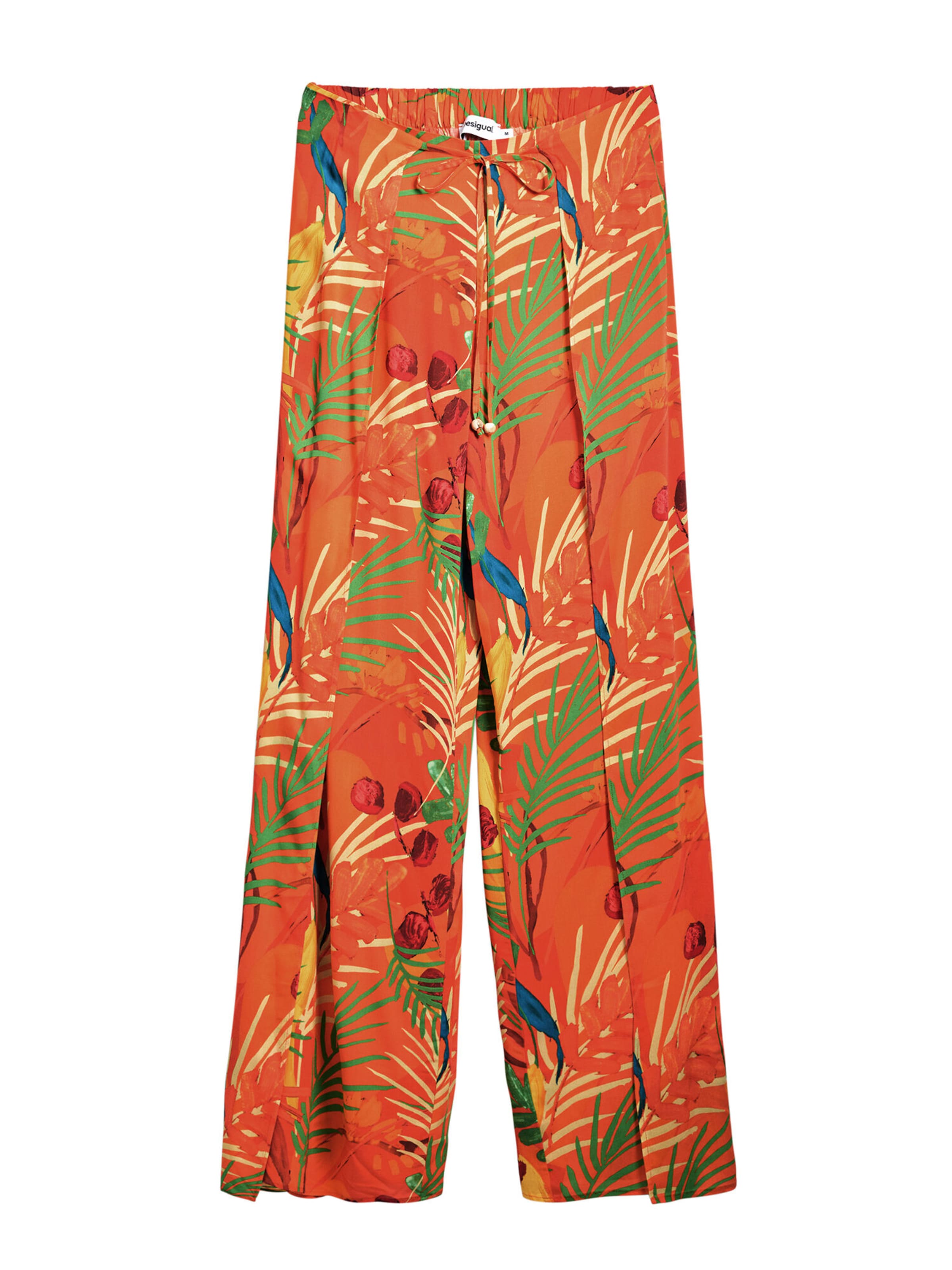 oranžinė Desigual Laisvas Kelnės 'Wrap': priekis