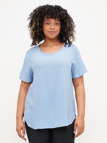 ONLY Carmakoma Blouse 'CARVICA' in Blue: front
