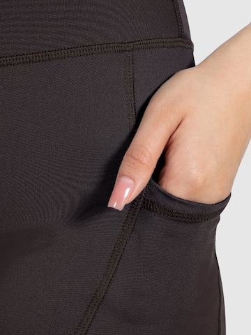 Coupe slim Leggings 'Lissa' Smilodox en marron