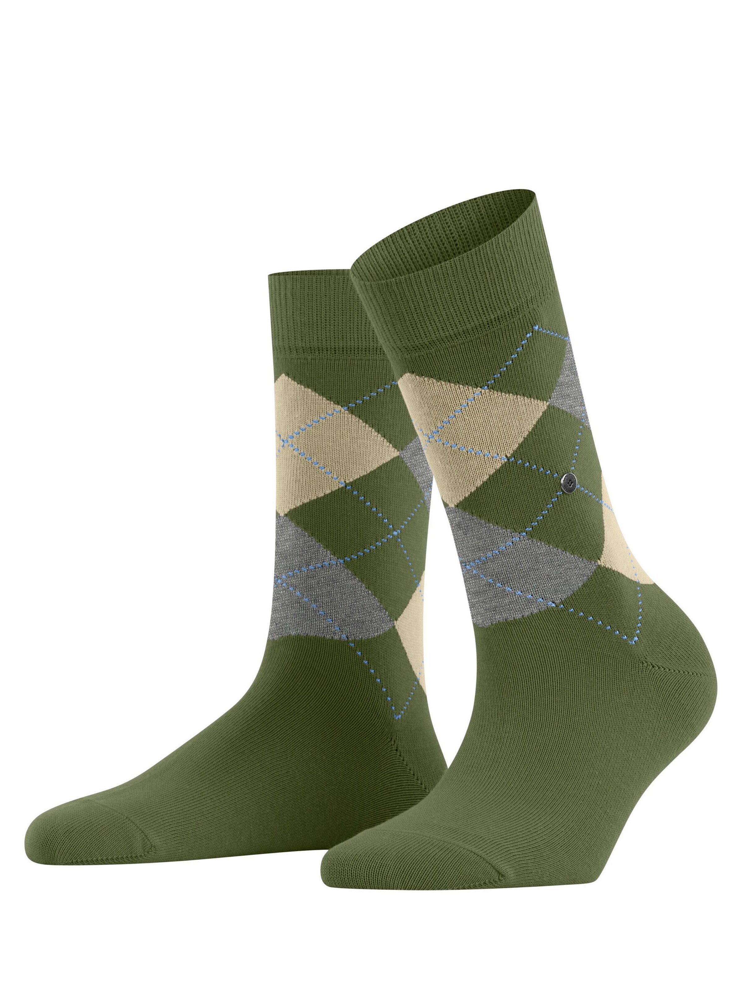 BURLINGTON Socks 'Queen' in Green: front