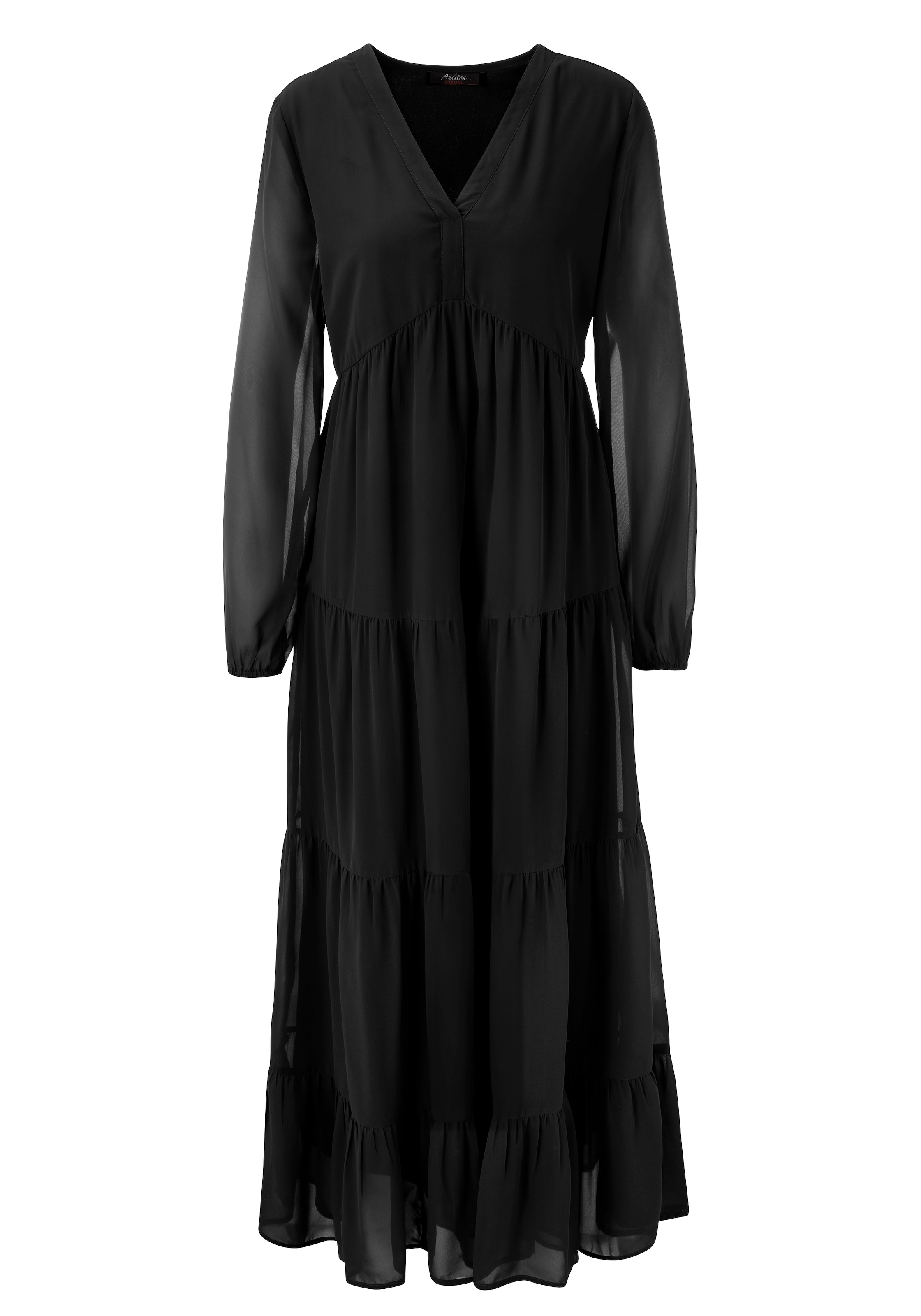 Aniston CASUAL Evening Dress in Black: front