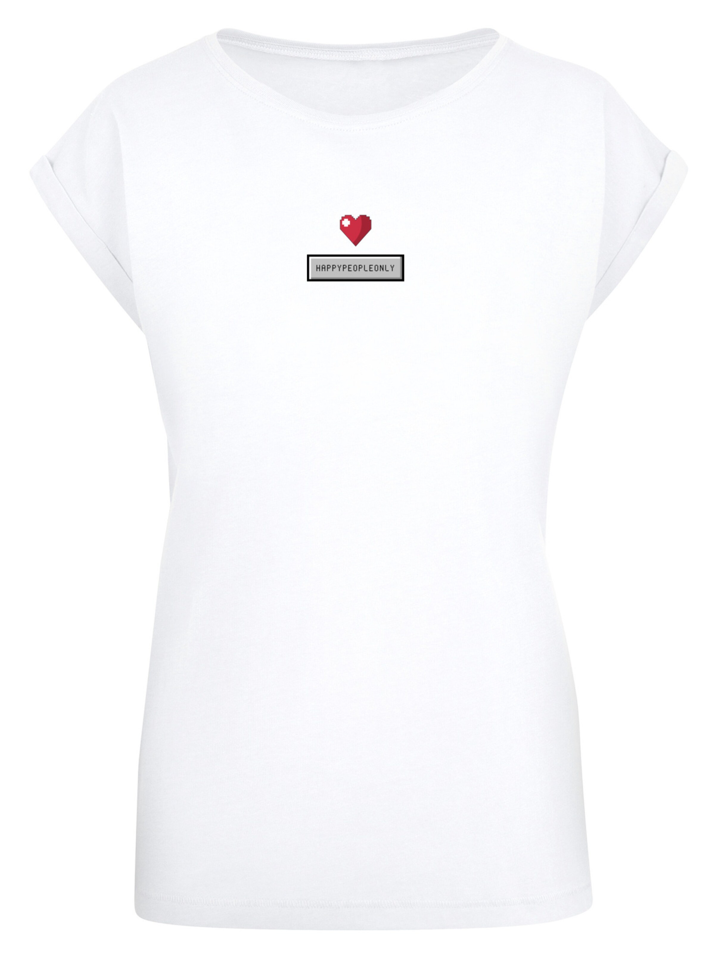 T-shirt 'Happy New Year Silvester 2023' F4NT4STIC en blanc : devant