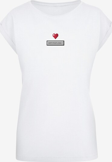 F4NT4STIC Shirt 'Happy New Year Silvester 2023' in mischfarben / weiß, Produktansicht