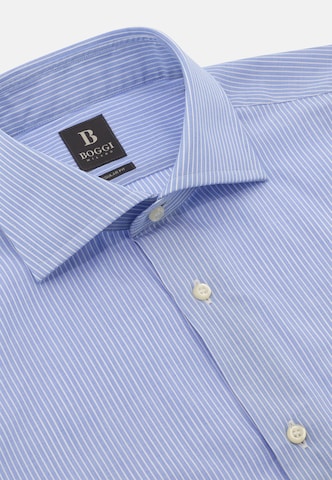Boggi Milano Regular Fit Hemd in Blau