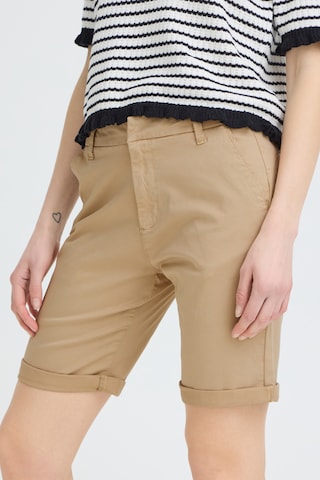 Regular Pantalon 'Bonnie' Pulz en beige